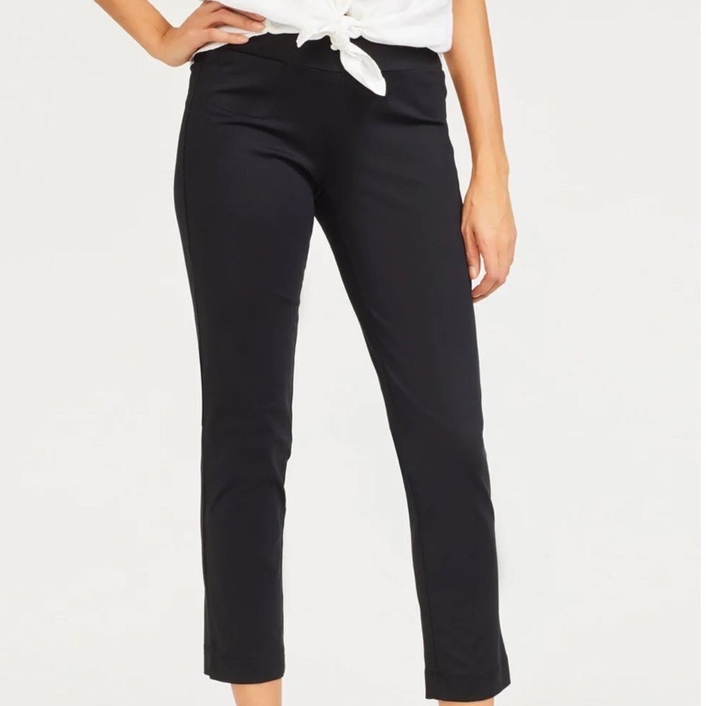 J. McLaughlin Black “Newport” cropped pants